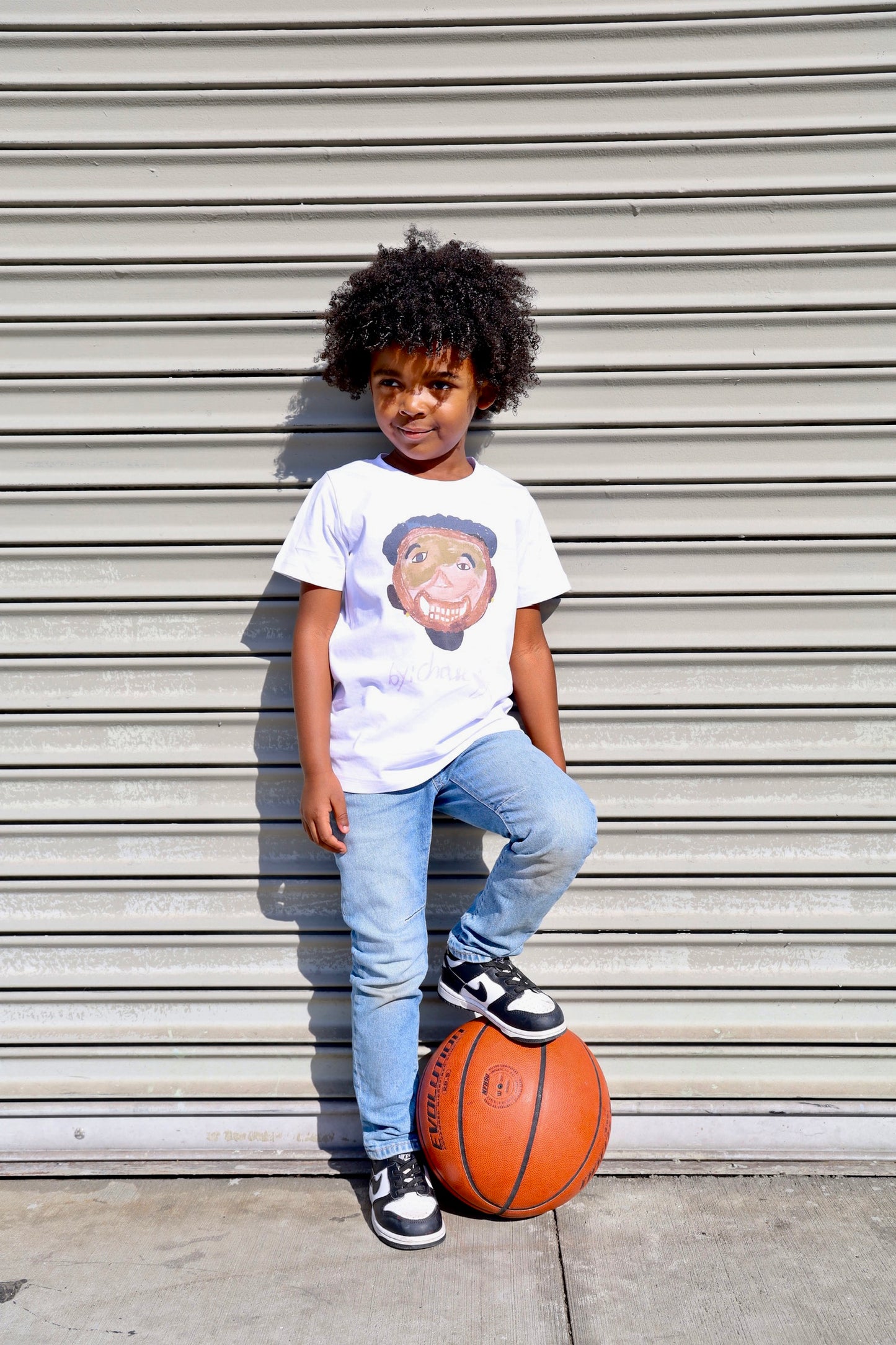 Dad, I Drew Kobe Toddler Tee (White)