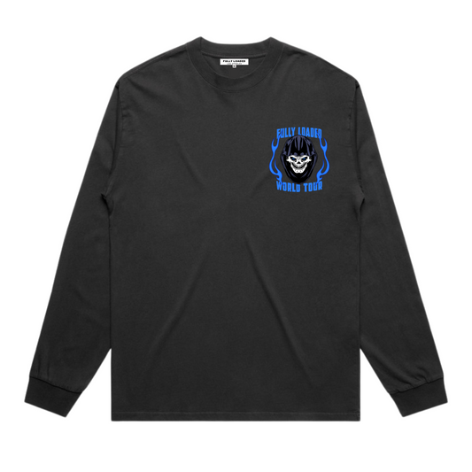 FL World Tour Longsleeve Tee (Faded Black)