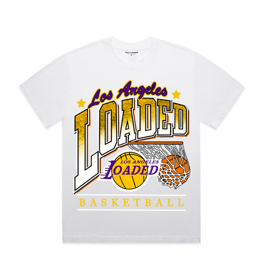 LA Loaded Hoop Tee (White)