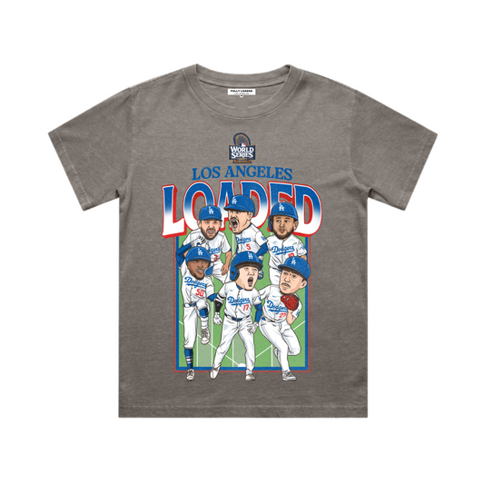 LA Loaded World Series Kid Tee (Faded Grey)