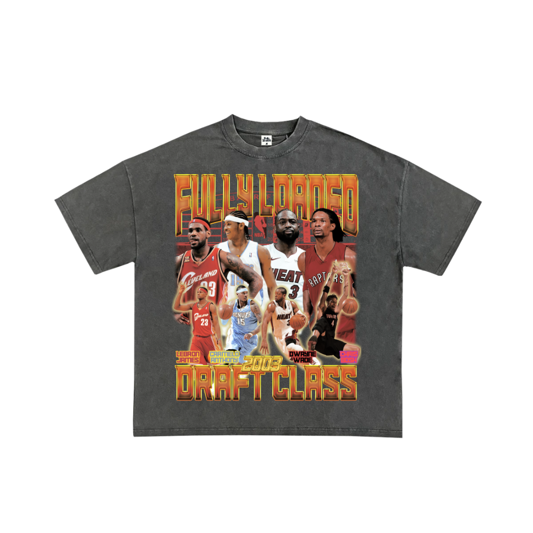 2003 Draft Class Tee - Grey - Celebrating the legendary NBA players from the 2003 draft