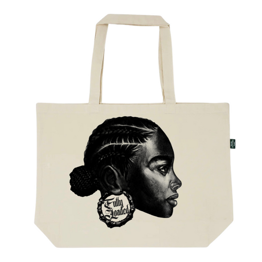 Cultural Expression Tote Bag - Front View - Unique and Stylish, Showcasing Cultural Diversity