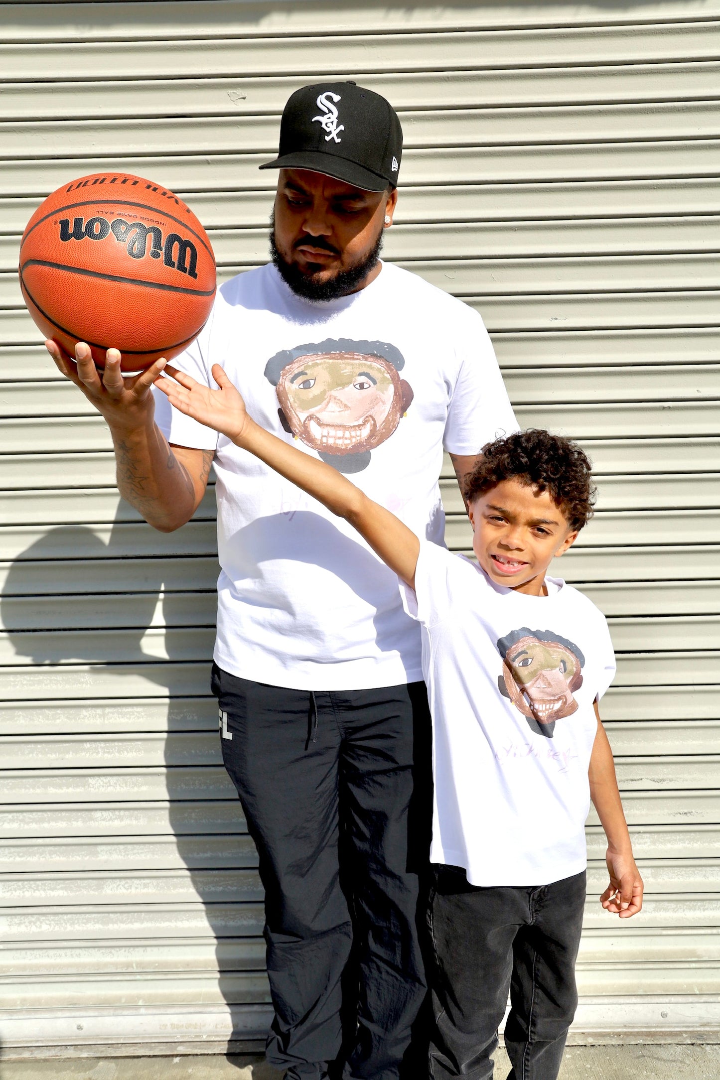 Dad, I Drew Kobe Adult Tee (White)