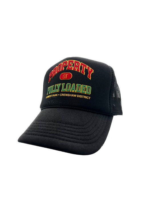 Property of Fully Loaded Trucker Hat - Front View - Classic Style for a Fashionable Look